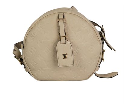 Boite Chapeau Souple MM, &pound;1,600, Handbags, Cream, Leather, Front view